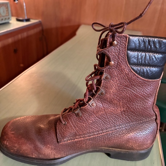 Vintage Mens Irish Setter 10" Insulated Soft Toe Leather Boots Size 12 D - Picture 6 of 12